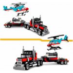 LEGO® Creator 31146 Náklaďák s plošinou a vrtulníkem – Zboží Živě