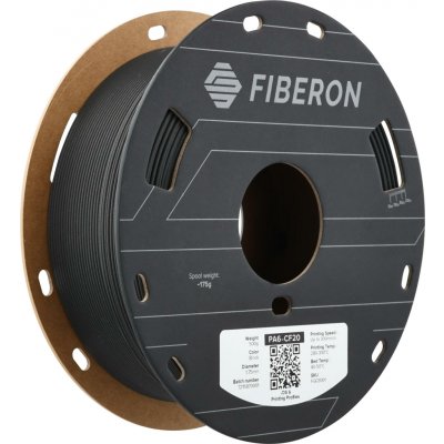 Fiberon PA6-CF20 černá 1,75mm 500g – Zboží Živě