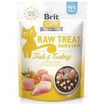 Brit Raw Treat Cat Hair & Skin Fish & Turkey 40 g – Sleviste.cz