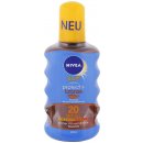 Nivea Sun Protect & Bronze olej na opalování spray podporující zhnědnutí SPF20 200 ml