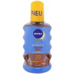 Nivea Sun Protect & Bronze olej na opalování spray podporující zhnědnutí SPF20 200 ml – Zbozi.Blesk.cz