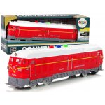 Lean Toys Vlak 1:32 Drive Red Sound Lights – Zboží Dáma