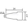 Modelářské nářadí Hrot N5-7/ZD553 pr.1.2mm