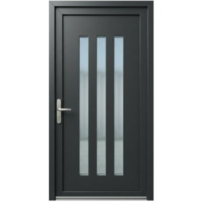 OknaDvereNaMiru.cz Vchodové dveře STYL 117 ořech 105 x 210 cm – Hledejceny.cz