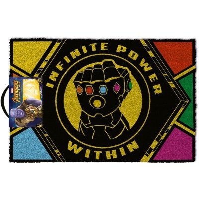 Pyramid International Avengers Infinity War Doormat Infinite Power Within 40 x 60 cm černá – Zboží Dáma