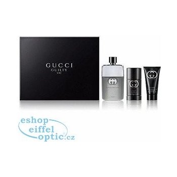 Gucci Guilty Eau Pour Homme EDT 90 ml + deostick 75 ml + sprchový gel 50 ml dárková sada