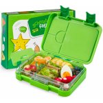 Klarstein Junior Lunchbox 6 přihrádek 21,3 x 15 x 4,5 cm bez BPA SMF2-jnrgrnfruit – Zboží Dáma