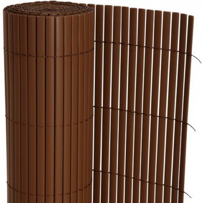 Plot z umělého bambusu BAMBUS HNĚDÁ, role výška 1,2m x 3m, 3,6m2