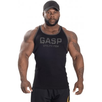 Gasp Ribbed T-BACK black tank tílko Gasp černé – Hledejceny.cz