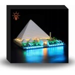 LEGO® Light My Bricks Sada světel 21058 Great Pyramid of Giza – Zboží Dáma