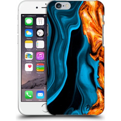 Pouzdro Picasee silikonové Apple iPhone 6/6S - Gold blue čiré – Zbozi.Blesk.cz