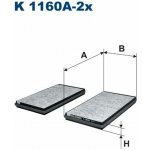 Filtr, vzduch v interiéru FILTRON K 1160A-2x – Hledejceny.cz