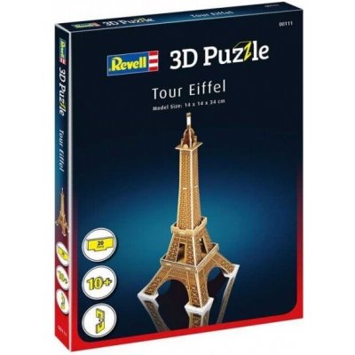 Revell 3D puzzle Eiffel Tower 20 ks – Zboží Mobilmania