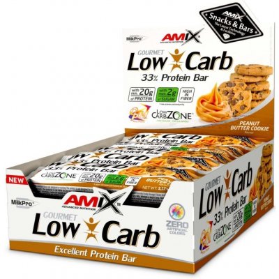 Amix Low-Carb 33% Protein Bar 15 x 60 g