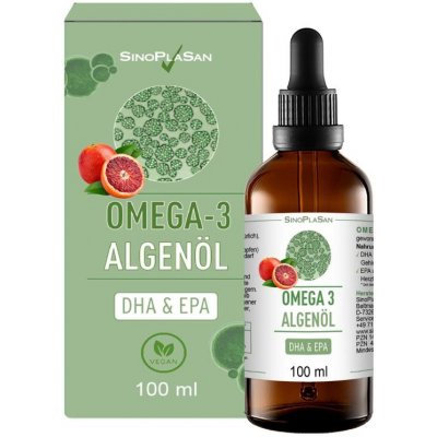 SinoPlaSan Omega 3 algae DHA+EPA olej 100 ml