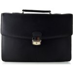 Arwel kožená aktovka se třemi vnitřními přihrádkami Černá – Sleviste.cz