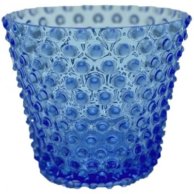 Váza, Svícen, Květináč, Mísa 16cm - Hobnail – Ananas – sv. modrá – Hledejceny.cz