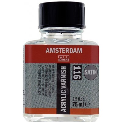 Akrylový lak se saténovým efektem AMSTERDAM 75 ml – Zboží Mobilmania