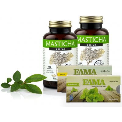 APOTHECARY Masticha Active 200 kapslí + žvýkačky – Hledejceny.cz