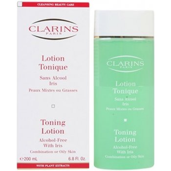 Clarins Toning Lotion Alcohol Free Combination or Oily Skin 200 ml