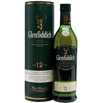 Glenfiddich 12 yo 43 % 1 l (holá láhev) – Hledejceny.cz