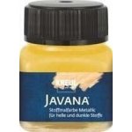 Barva na textil metalická Javana 20 ml zlatá – Zboží Mobilmania