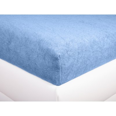 Aaryans froté prostěradlo světle modré 200x220 – Zboží Dáma