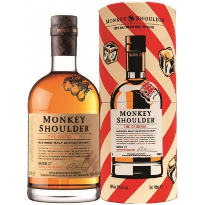 Monkey Shoulder 40% 0,7 l (tuba) – Zboží Mobilmania