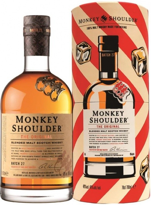 Monkey Shoulder Blended Malt Whisky 0.7L (40% Vol.) - Monkey Shoulder -  Whisky