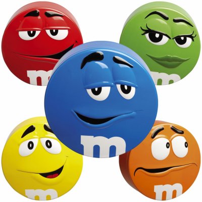 M&M čokoládové dražé v dóze červená 200 g – Zboží Mobilmania