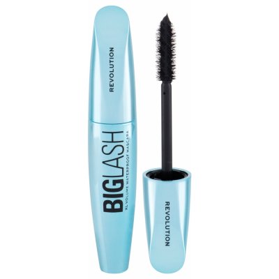 Makeup Revolution Big Lash Volume voděodolná řasenka pro objem Black 8 ml – Zboží Mobilmania