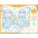 DJECO Kouzelné vybarvování Sova a přátelé – Zboží Mobilmania