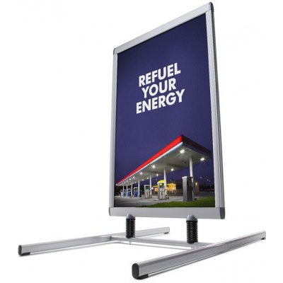 Jansen Display Reklamní stojan Windtalker, A0 – Zboží Mobilmania