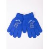 Dětské rukavice YO Rukavice prstové RED119C modré snowboard