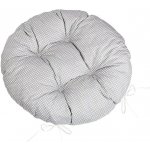 Bellatex Adéla prošívaný kulatý Šedá 40 cm – Zboží Dáma