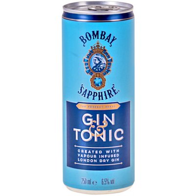 Bombay Gin & Tonic 6,5% 0,25 l (plech) – Zboží Dáma