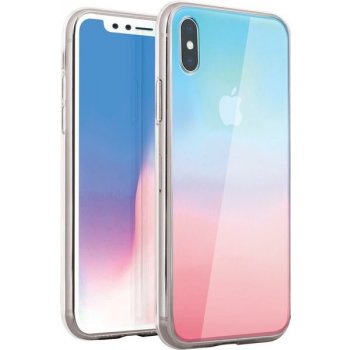 Pouzdro Uniq Hybrid iPhone XS Max Glaze Ombre - Pastel Dreams růžové