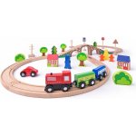 Woody 90814 Vláčkodráha sada Osmička 40dílů – Hledejceny.cz