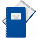 BOBO Kroužkový telefonní zápisník 100x160mm BV modrý – Zboží Živě