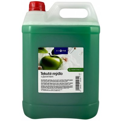 Vione tekuté mýdlo čiré zelené Jablko 5 l – Zboží Dáma