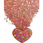 Holografické glitrové třpytky do pryskyřice 10 g korálové – Zboží Mobilmania