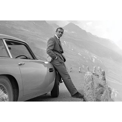 Postershop Plakát - James Bond (Connery & Aston Martin) – Zboží Mobilmania