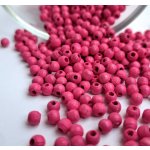 Detoa dřevěné korálky středně růžové 4 mm 10 ks – Zbozi.Blesk.cz