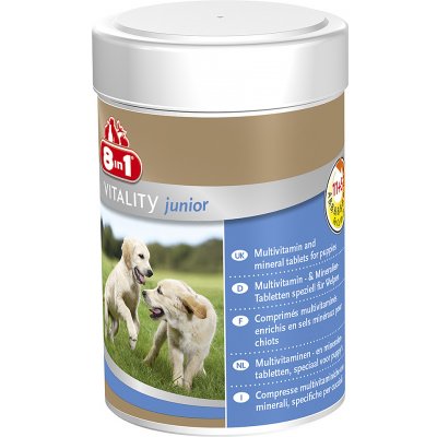 8in1 Vitality pivovarské kvasnice Multi Vitamin Vitality Junior 100 tablet – Hledejceny.cz