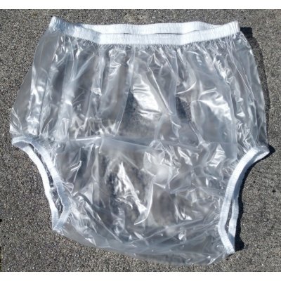 PVC kalhotky M transparentní