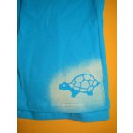 Pletex ČR Leginy do zvonu tyrkysově modrá Motiv žirafa – Zboží Dáma