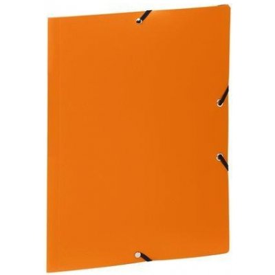 Viquel Desky s gumičkou Standard, oranžová, PP, 15 mm, A4, VIQUEL 16647