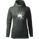Cyclo výplet mikina dámská Cape s kapucí Tm. břidlice šedozelená – Hledejceny.cz