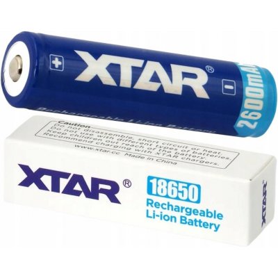 XTAR 18650 Li-ION 2600mAh 3,7V – Zboží Živě