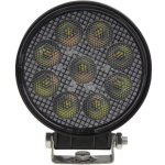 LED světlo kulaté, bílé/oranžové, 9x3W/9x1W, o114mm, ECE R10 – Hledejceny.cz